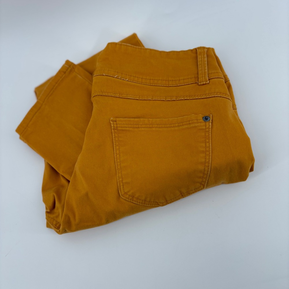 NOBO Mid Rise Skinny Jeans Mustard Yellow Women's Size 11